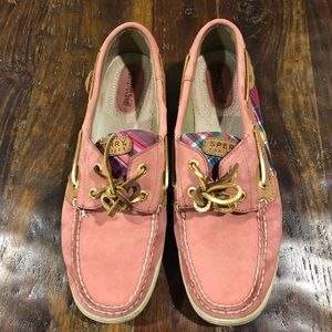 Sperry Top-Sider Pink Leather Boat Shoes